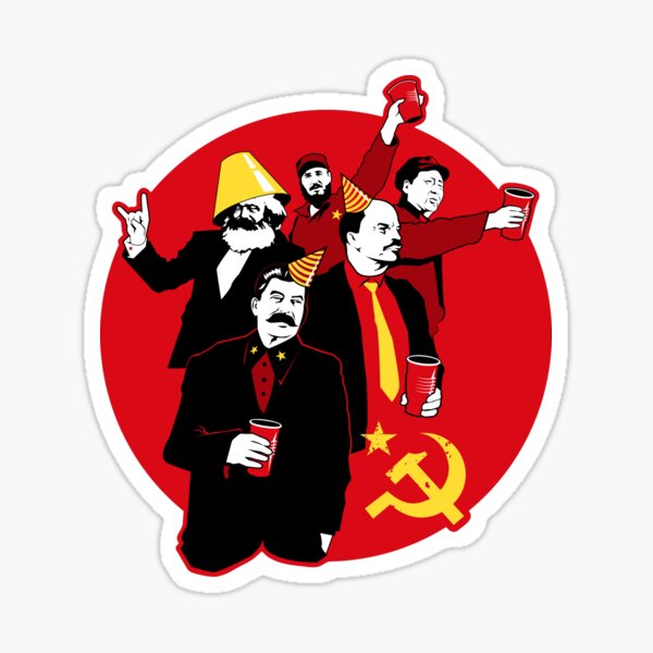 The Communist Party Sticker Sticker