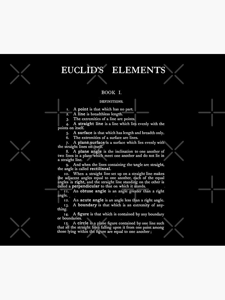 HIGH RESOLUTION The Thirteen Books of Euclid's Elements Euclid First Page by buythebook86