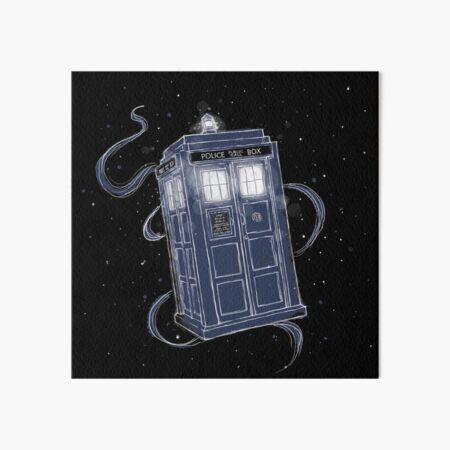 The Tardis Art Board Prints Redbubble - doctor who the 9th10th doctors tardis roblox