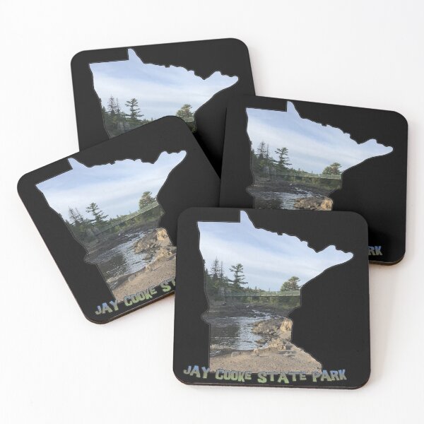 Item preview, Minnesota State Outline (Jay Cooke State Park) designed and sold by gorff.