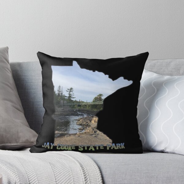 Item preview, Minnesota State Outline (Jay Cooke State Park) designed and sold by gorff.