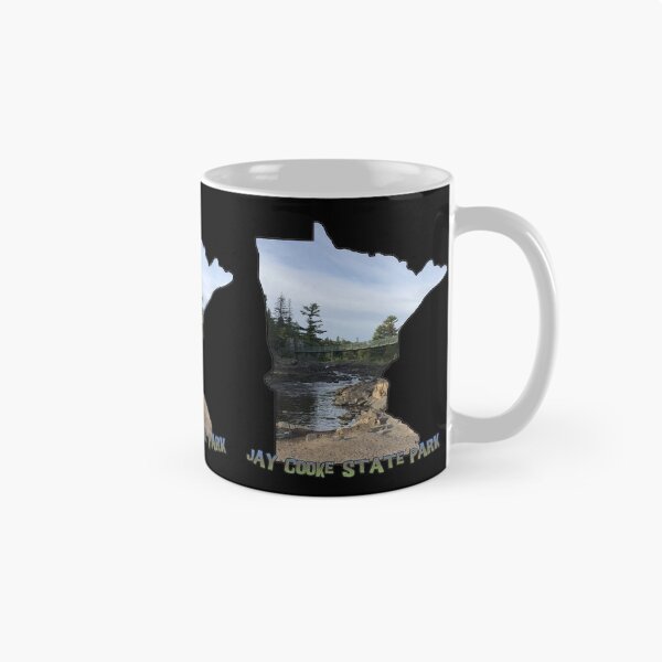 Item preview, Minnesota State Outline (Jay Cooke State Park) designed and sold by gorff.