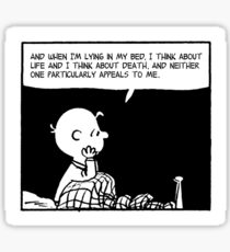 charlie brown x the smith Sticker