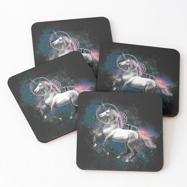 Item preview, Space Unicorn Fantasy - Galaxy Rainbow Creature designed and sold by BlancaVidal.