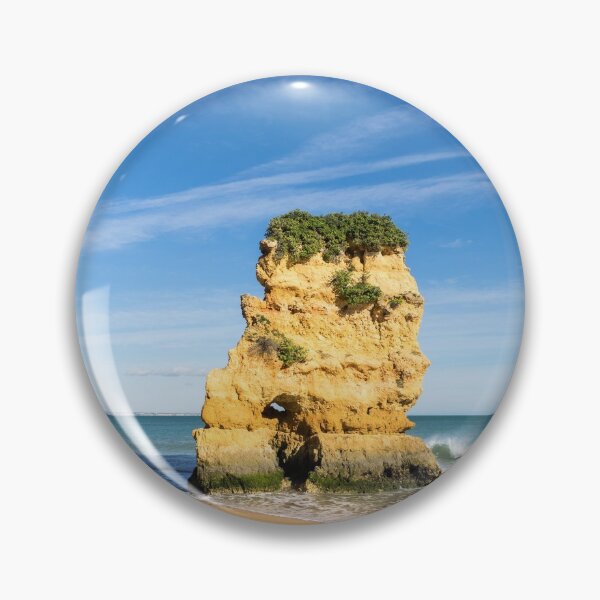 Item preview, Gold Coast Algarve Classics - Seastack with Faces at Portimao Portugal designed and sold by Georgia Mizuleva.