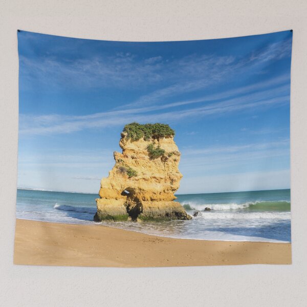 Item preview, Gold Coast Algarve Classics - Seastack with Faces at Portimao Portugal designed and sold by Georgia Mizuleva.