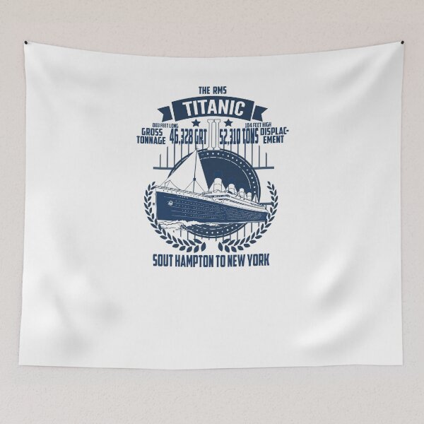 Item preview, Titanic Vintage Poster Cruise Sinking Ship Atlantic Ocean Voyage  designed and sold by TopTeeShop.