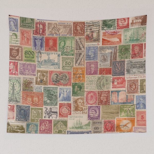 Item preview, Vintage World Stamps designed and sold by MadeleiZoo.