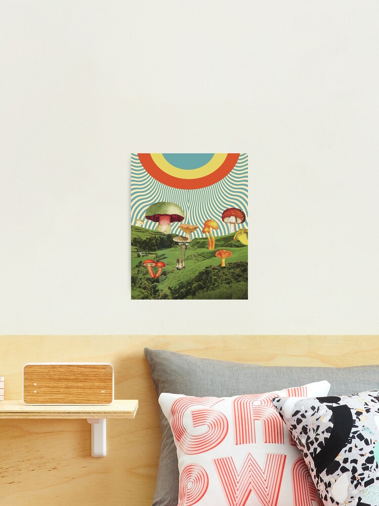 Photographic Print, Shroomscape designed and sold by leafandpetal