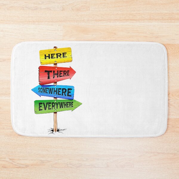 Item preview, Here there somewhere everywhere road signs designed and sold by headpossum.