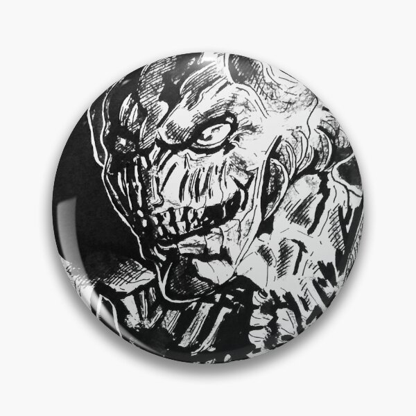 Artikelvorschau, Pumpkinhead - "Black & White" Pumpkinhead Porträt (Original) entworfen und verkauft von Stag Art Studios.
