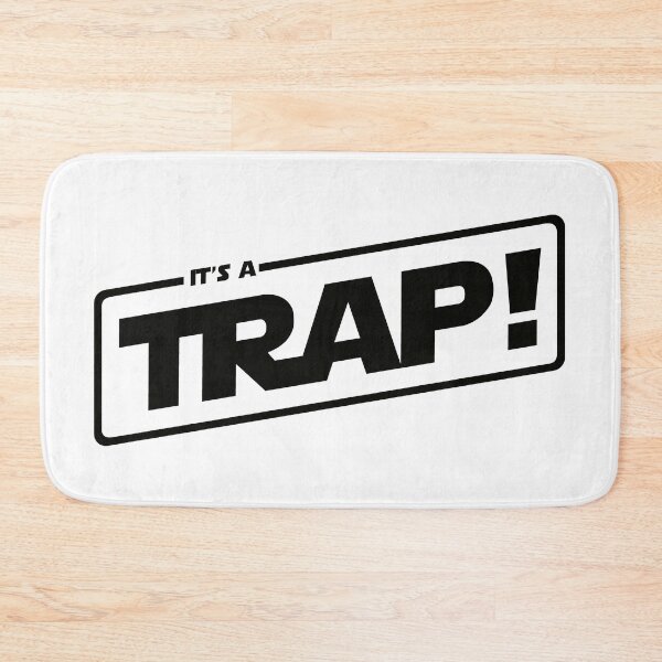 Item preview, It's a Trap! (Black version) designed and sold by DafyddEm.