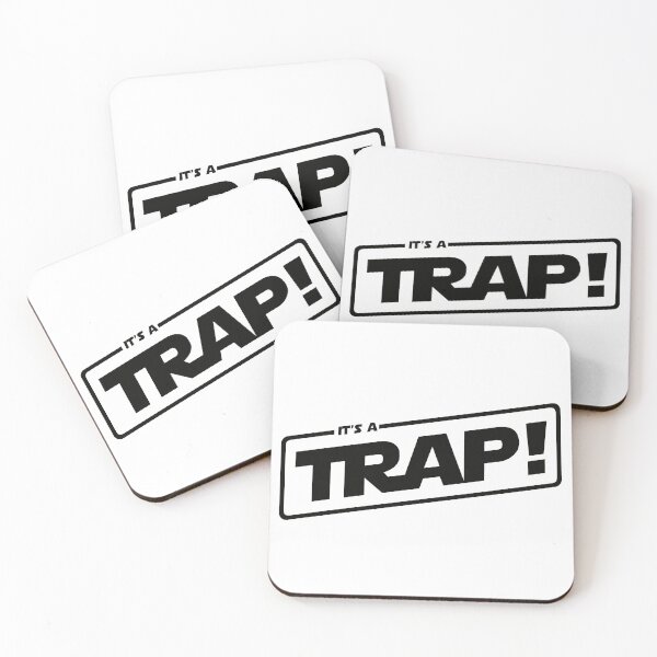 Item preview, It's a Trap! (Black version) designed and sold by DafyddEm.