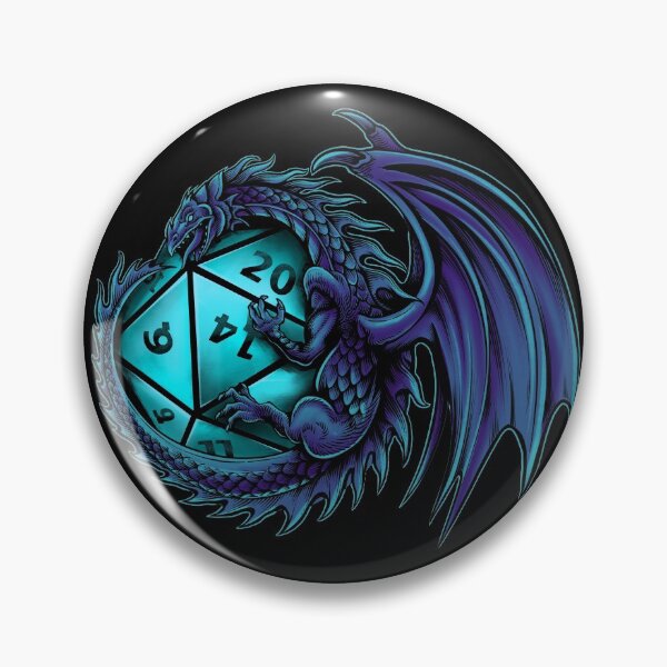 Artikelvorschau, Dragon's Horde Collection 3 - Dungeons and Dragons - Dunkelblau und Hellblau entworfen und verkauft von Dylan Nonya.