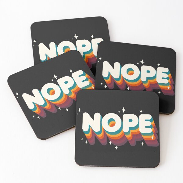 Item preview, Nope Quote - Meme Funny Word designed and sold by BlancaVidal.