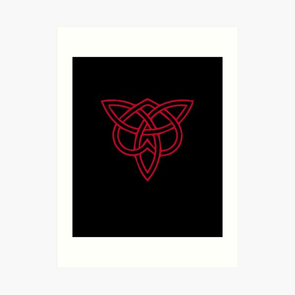 Celtic Trinity Knot Wall Art Redbubble