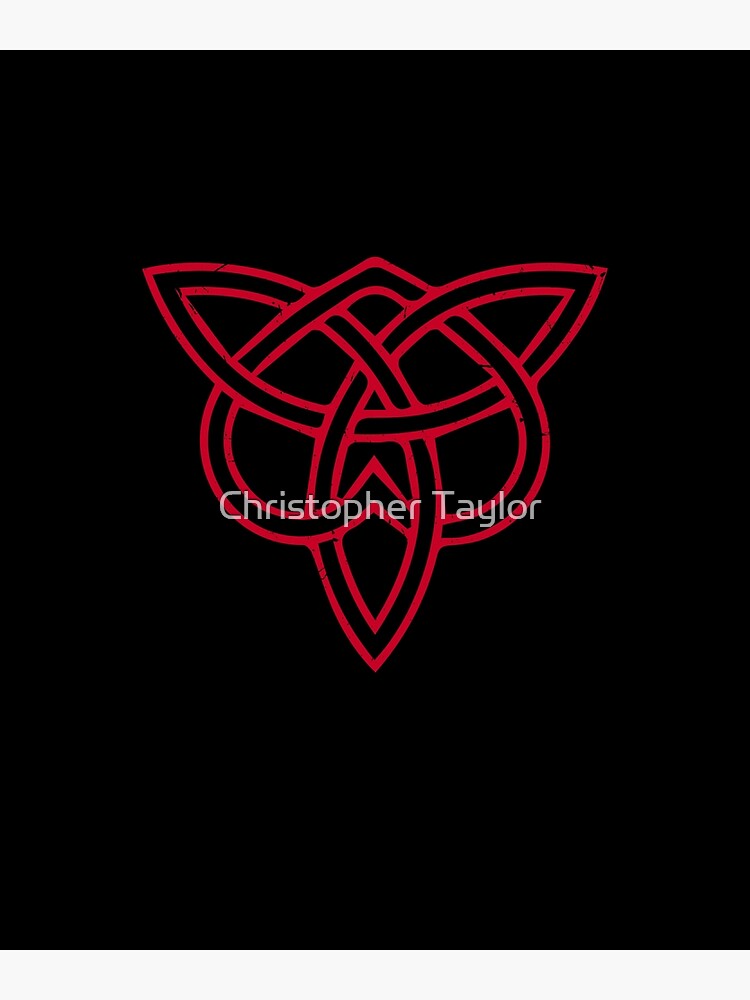 "Upside down Celtic love knot Trinity, Catholicism, Father, and Son" Poster by ctaylorscs