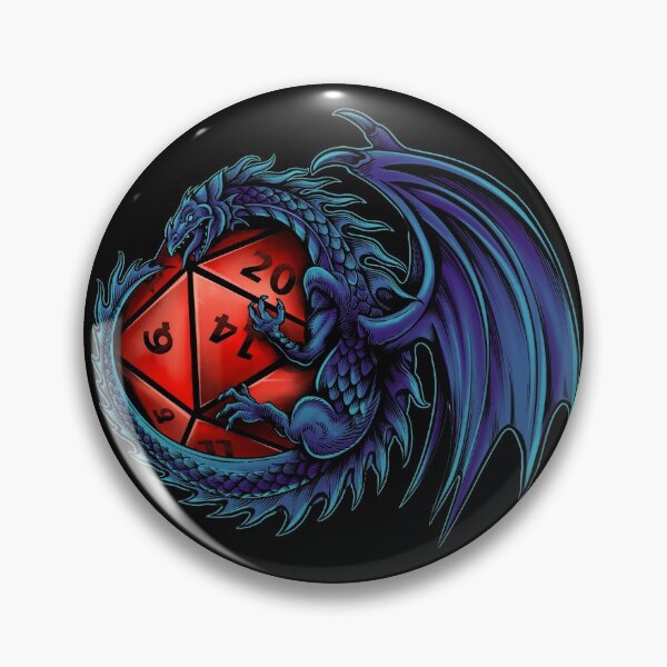 Item preview, Dragon's Horde Collection 3 - Dungeons and Dragons - Dark Blue and Red designed and sold by Dylan Nonya.