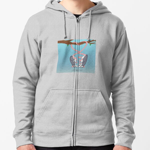 Let's Hang Out! Zipped Hoodie