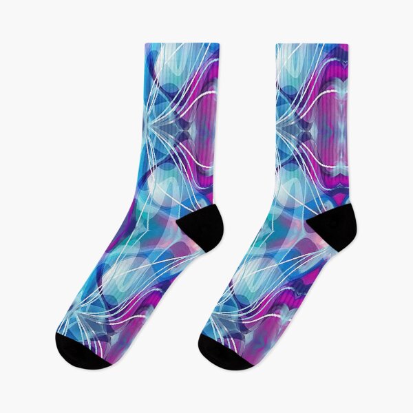 Item preview,  Vibrant blues and pinks ,bright,bold abstracto,psychedelic arte abstracto , abstract art design designed and sold by Adri Barnard.