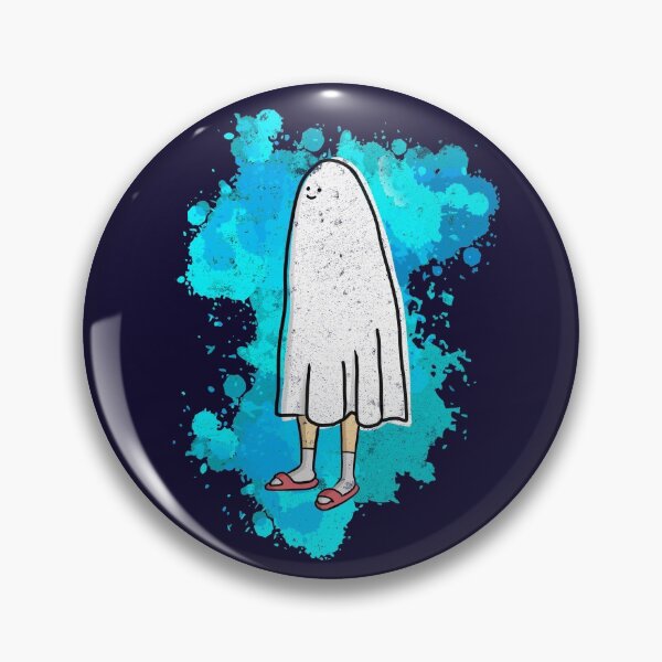 Item preview, A not so scary ghost with socks and slippers designed and sold by RAWWR.