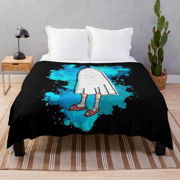 Item preview, A not so scary ghost with socks and slippers designed and sold by RAWWR.