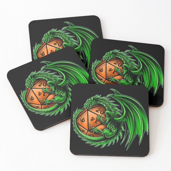 Item preview, Dragon's Horde Collection 3 - Dungeons and Dragons - Green and Orange designed and sold by Dylan Nonya.