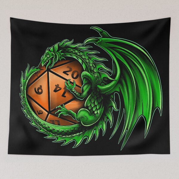 Item preview, Dragon's Horde Collection 3 - Dungeons and Dragons - Verde y naranja designed and sold by Dylan Nonya.