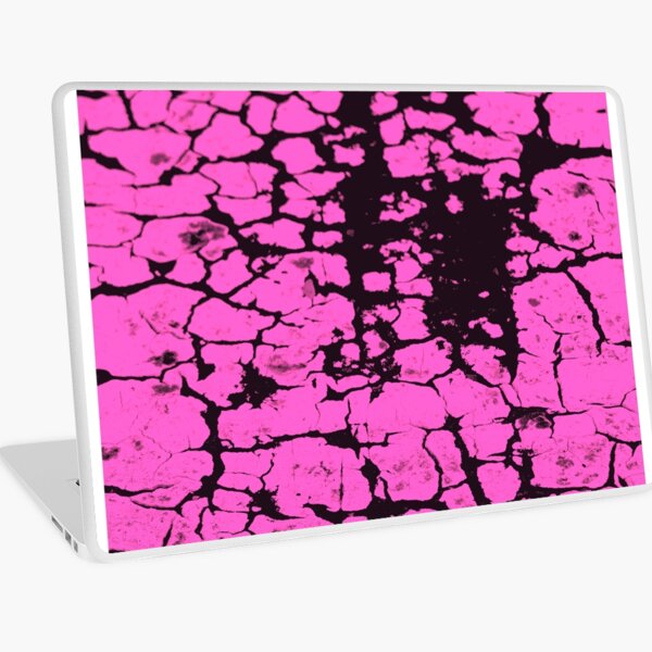 candy pink crackle glaze Laptop Skin