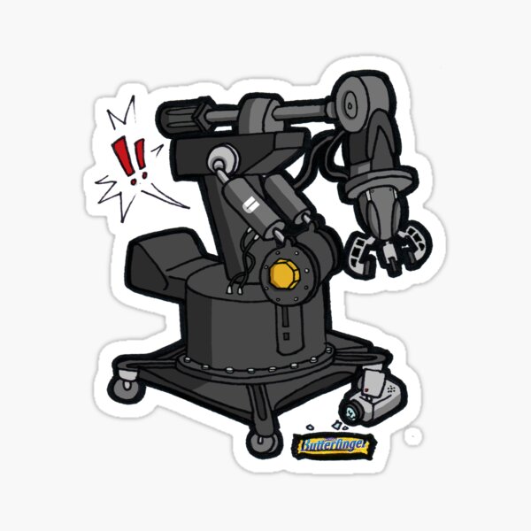 Im1 Dum E Robot Chibi Sticker By Zphal Redbubble