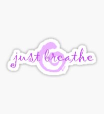 zen purple (light tees & stickers) Sticker