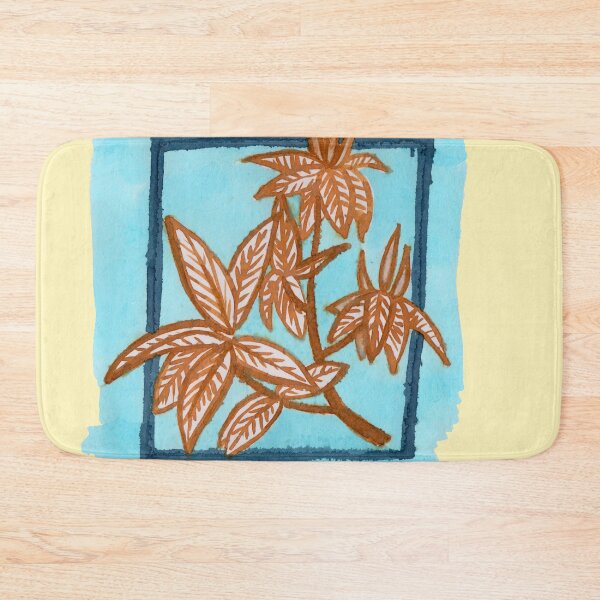 Item preview, banana yellow framed loqat branch   designed and sold by AnnaBaldon.