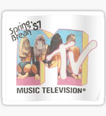 mtv spring break 1987 Sticker