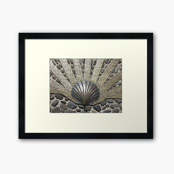 Scallop Shell Camino Framed Art Print