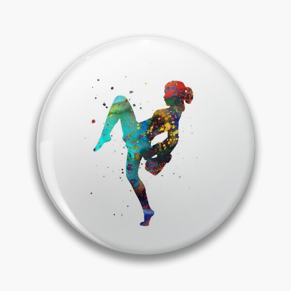 Aperçu de l'œuvre Lady muay thai boxe, fille de boxe muay thai créée et vendue par Rosaliartbook.