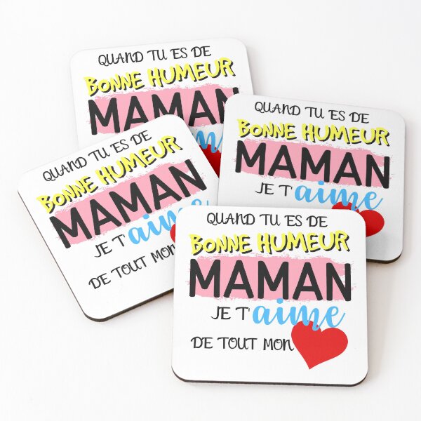 Item preview, Mom, when you're in a good mood, I love you with all my heart designed and sold by nellylebrun.
