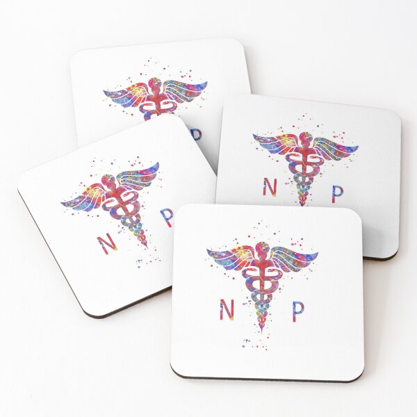 Item preview, Nurse practitioner caduceus nurse practitioner, nurse practitioner, caduceus designed and sold by Rosaliartbook.
