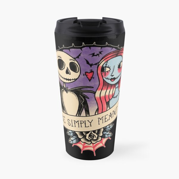Old school nightmare Taza de viaje