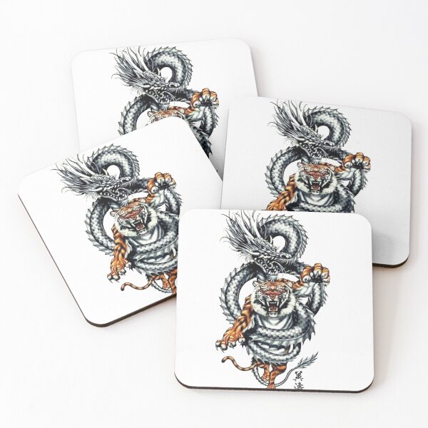 Item preview, Tiger vs dragon designed and sold by Agneev123.