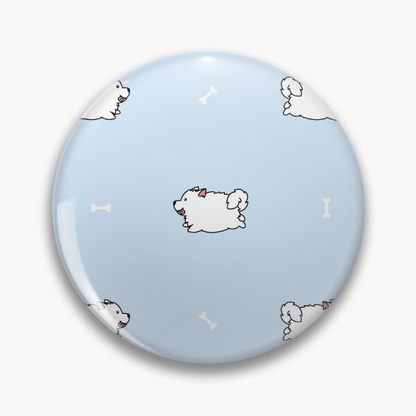 Item preview, Happy Samoyed Jumping Around designed and sold by samoyedstories.