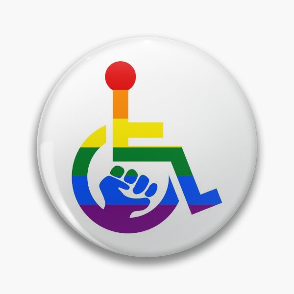 Item preview, Handicap Power Fist pride designed and sold by Lence Printing.