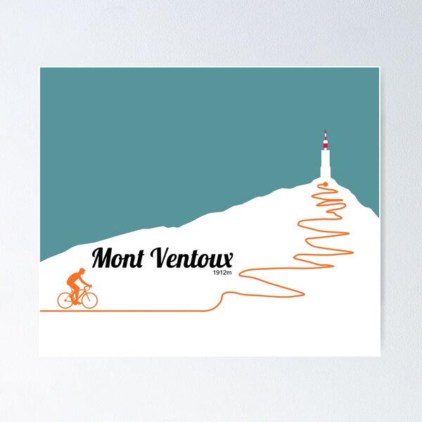 Item preview, Mont Ventoux Cycling Artwork designed and sold by anothercyclist.