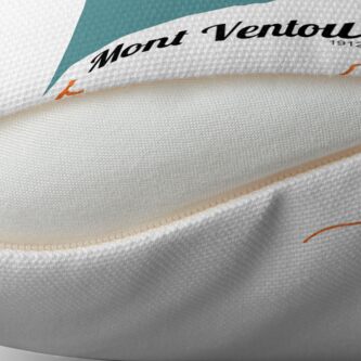 Alternate view of Mont Ventoux Cycling Artwork Throw Pillow