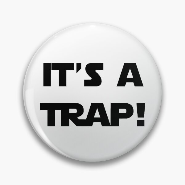 Item preview, Ackbar's Warning (Black Version) designed and sold by DafyddEm.