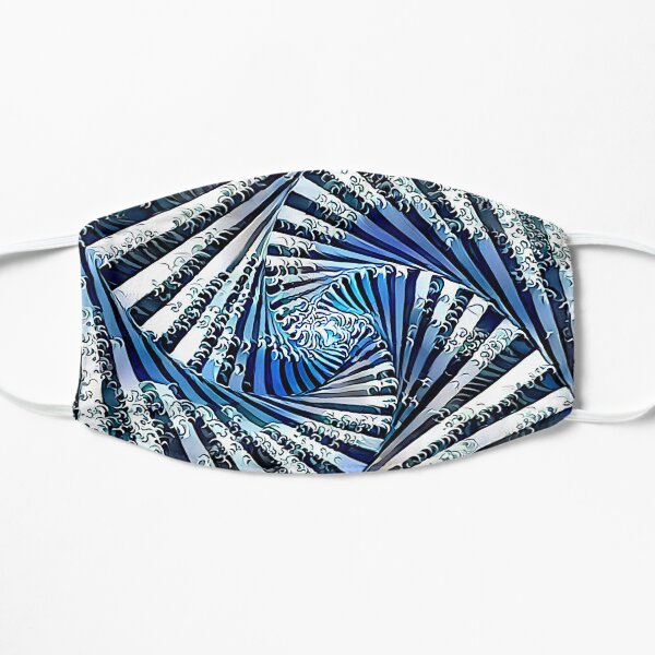 The Waves - Stylized Spinout Optical Illusion Mask