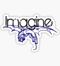 IMAGINE STICKER Sticker