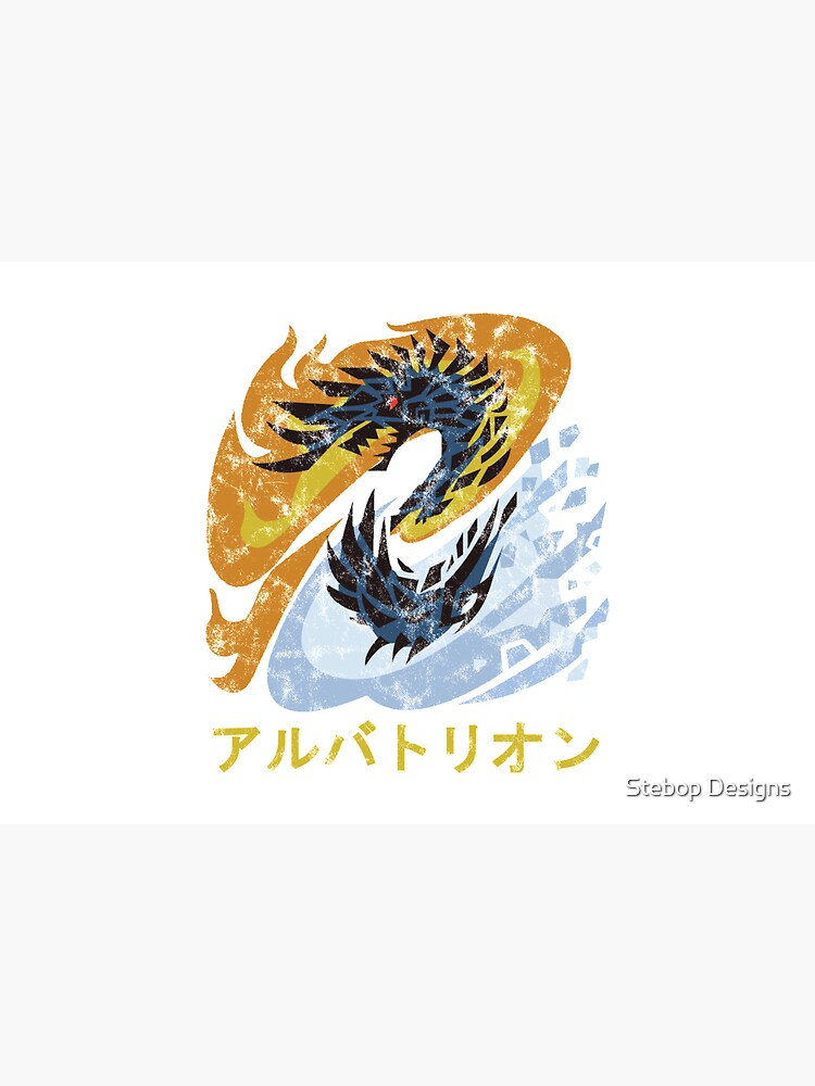 Monster Hunter World Iceborne Alatreon Kanji by BrotherOfPerl