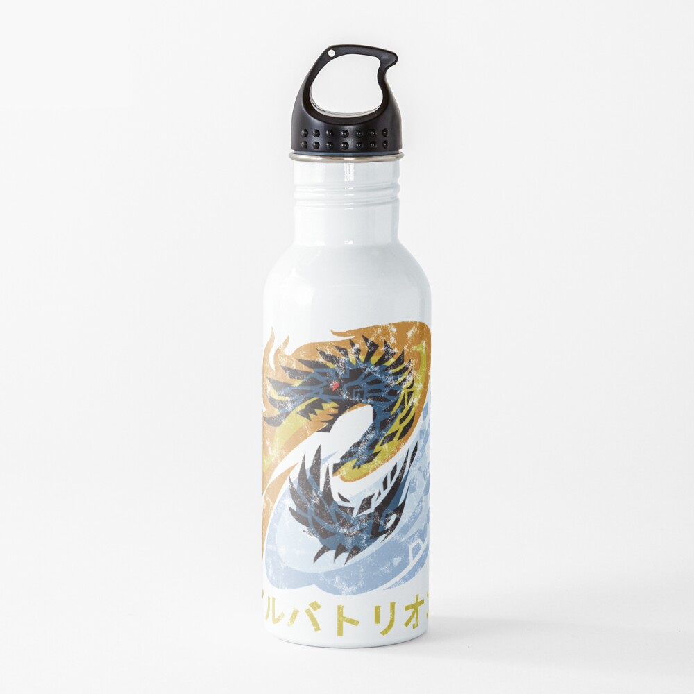 Monster Hunter World Iceborne Alatreon Kanji Water Bottle