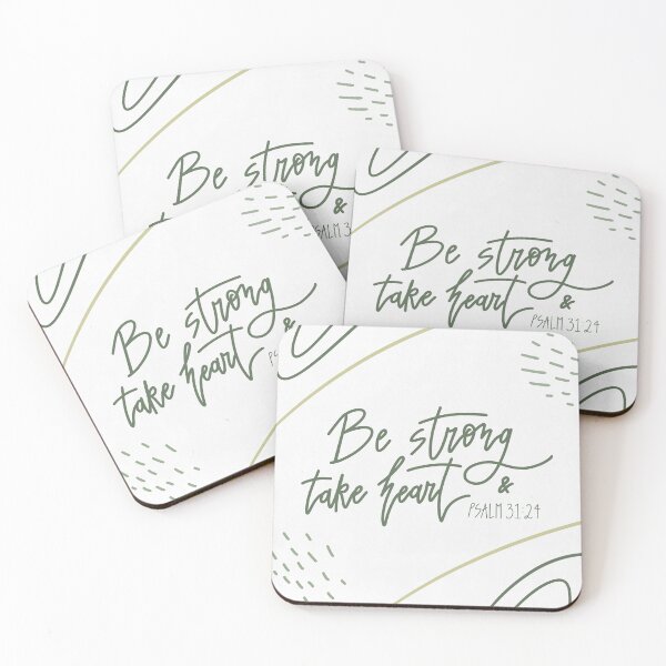 Item preview, Psalm 31:24- Be strong and take heart designed and sold by cinw.