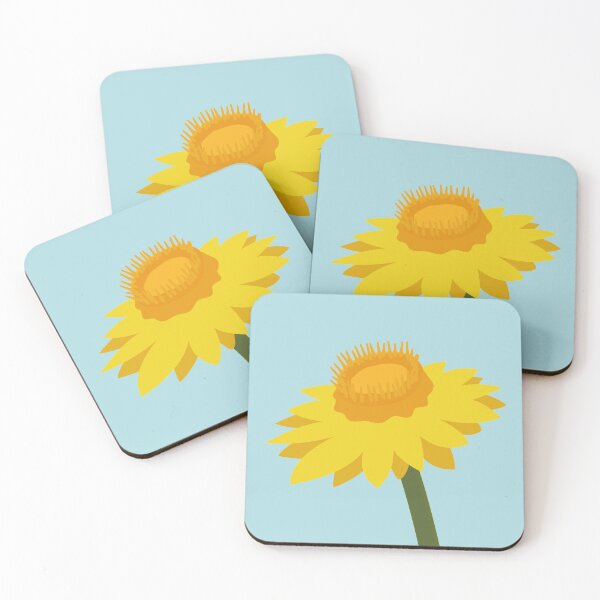 Item preview, Yellow Paper Daisy | Sticky Everlasting | Xerochrysum Viscosum | Native Australian Flower designed and sold by pastelpurple.